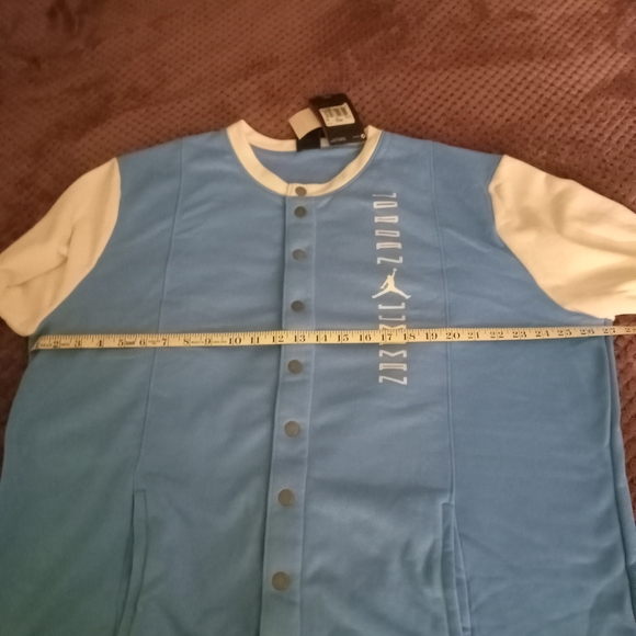 Rare Jordan 11 legen blue button up jacket dri fit 2xl - Picture 4 of 10